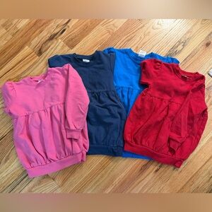 Lot of 4 ARB Blanks bubble sweatshirts Size 4t